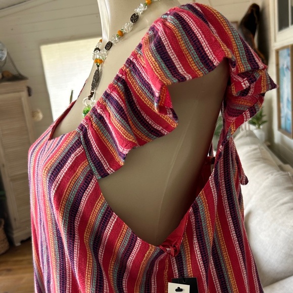 ❤️💜💛Colorful Liverpool Summer Blouse – XL – New with Tags - Picture 2 of 12